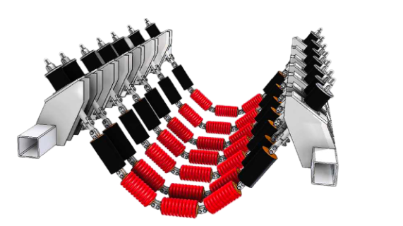5-Roller Heavy Duty Trough Suspended Idler
