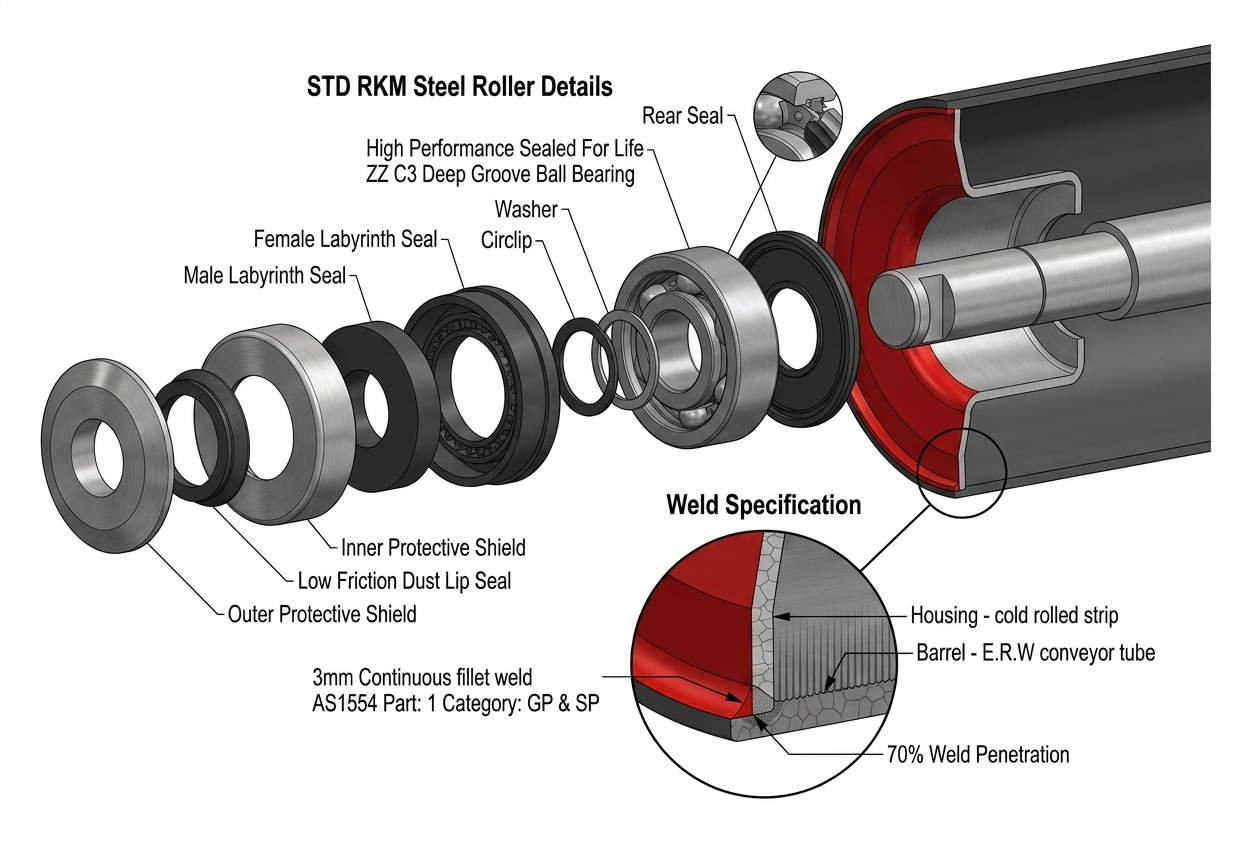RS Steel Roller
