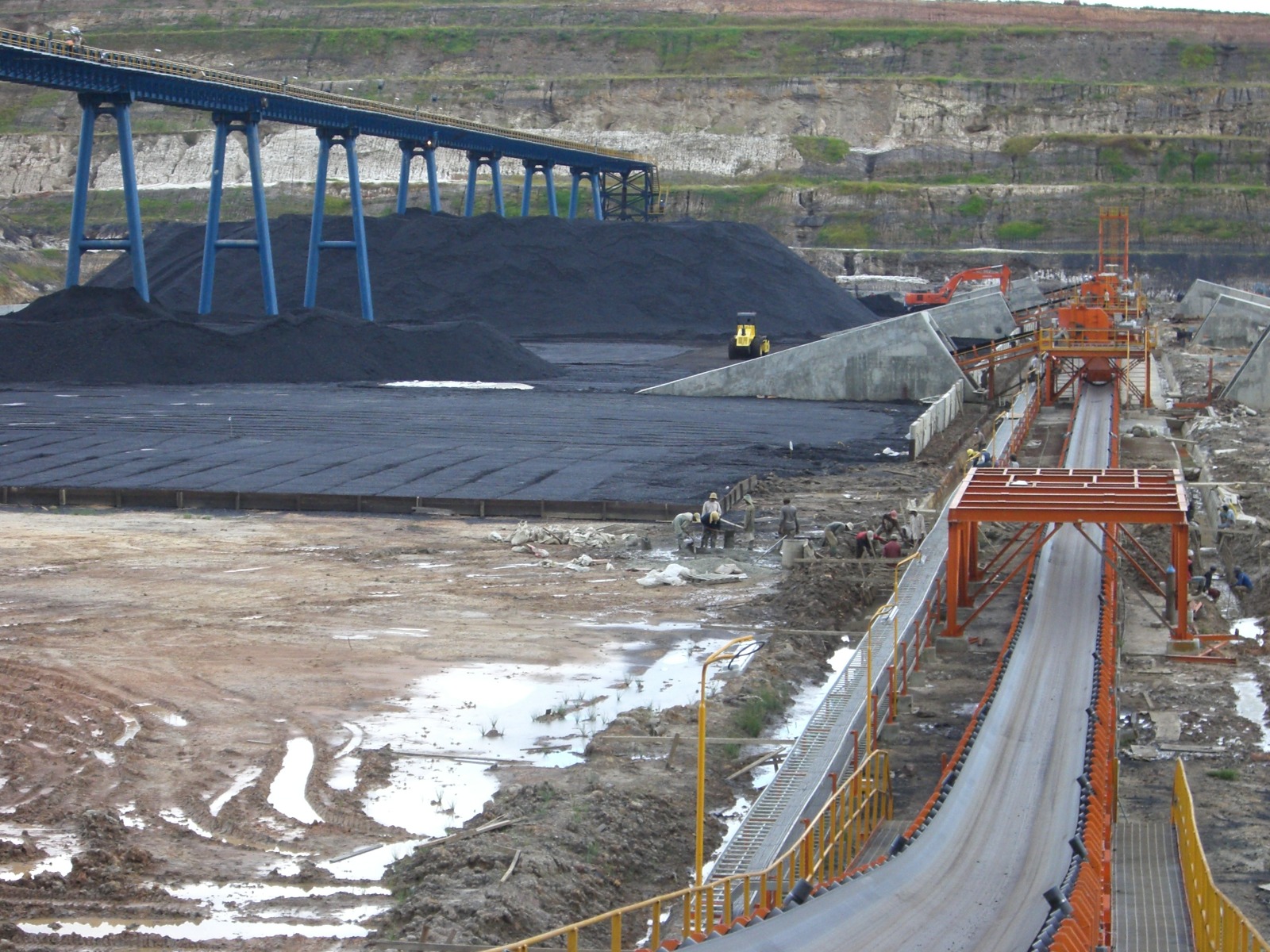 Coal Stockyard - New Reclaim Conveyor Build